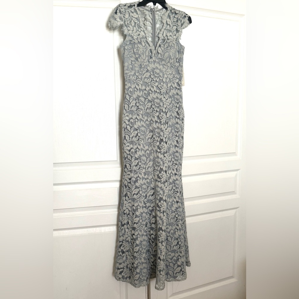 Eliza J Gray Lace Dress